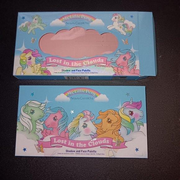 NEW My Little Pony Lost in the Clouds Shadow Face Makeup Palette Mirror Compact - Picture 3 of 6